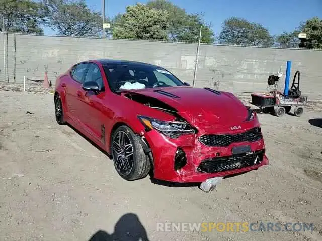 13 Photograph of a damaged car KNAE55LC7N6101855 KIA STINGER 2022