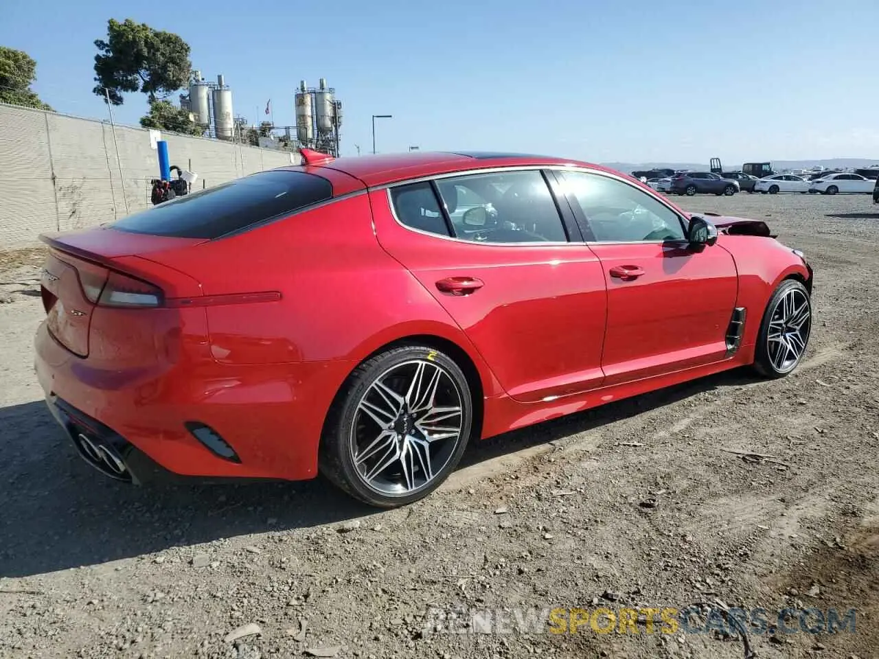3 Photograph of a damaged car KNAE55LC7N6101855 KIA STINGER 2022