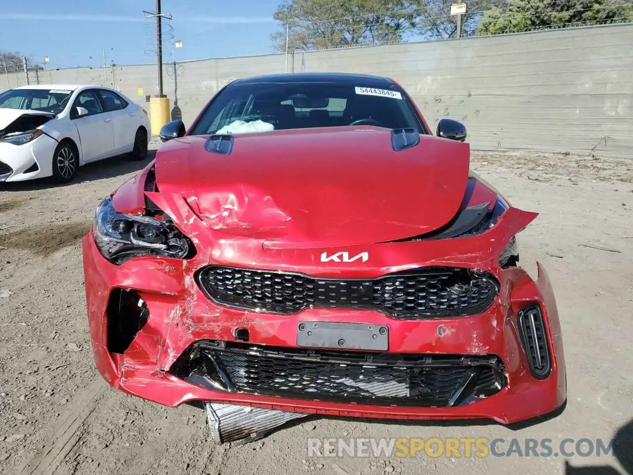 5 Photograph of a damaged car KNAE55LC7N6101855 KIA STINGER 2022