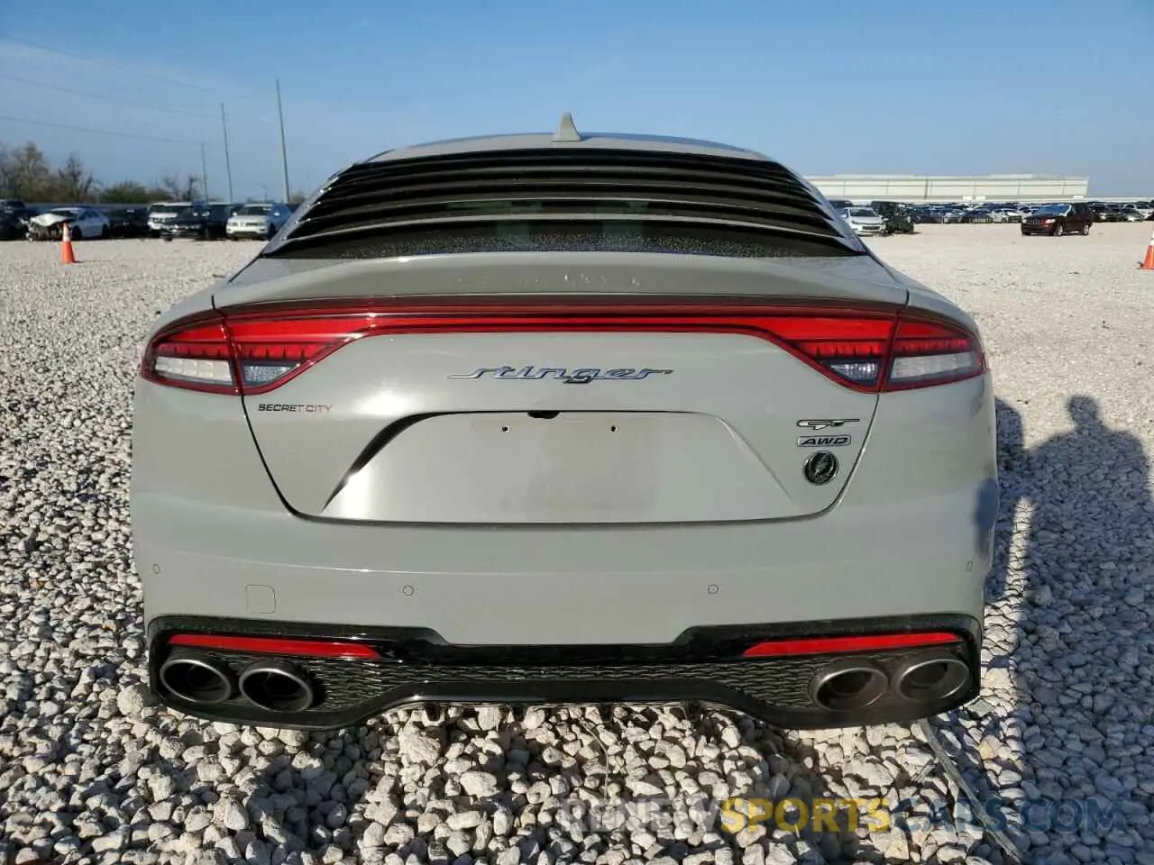 6 Photograph of a damaged car KNAE55LC7N6120180 KIA STINGER 2022