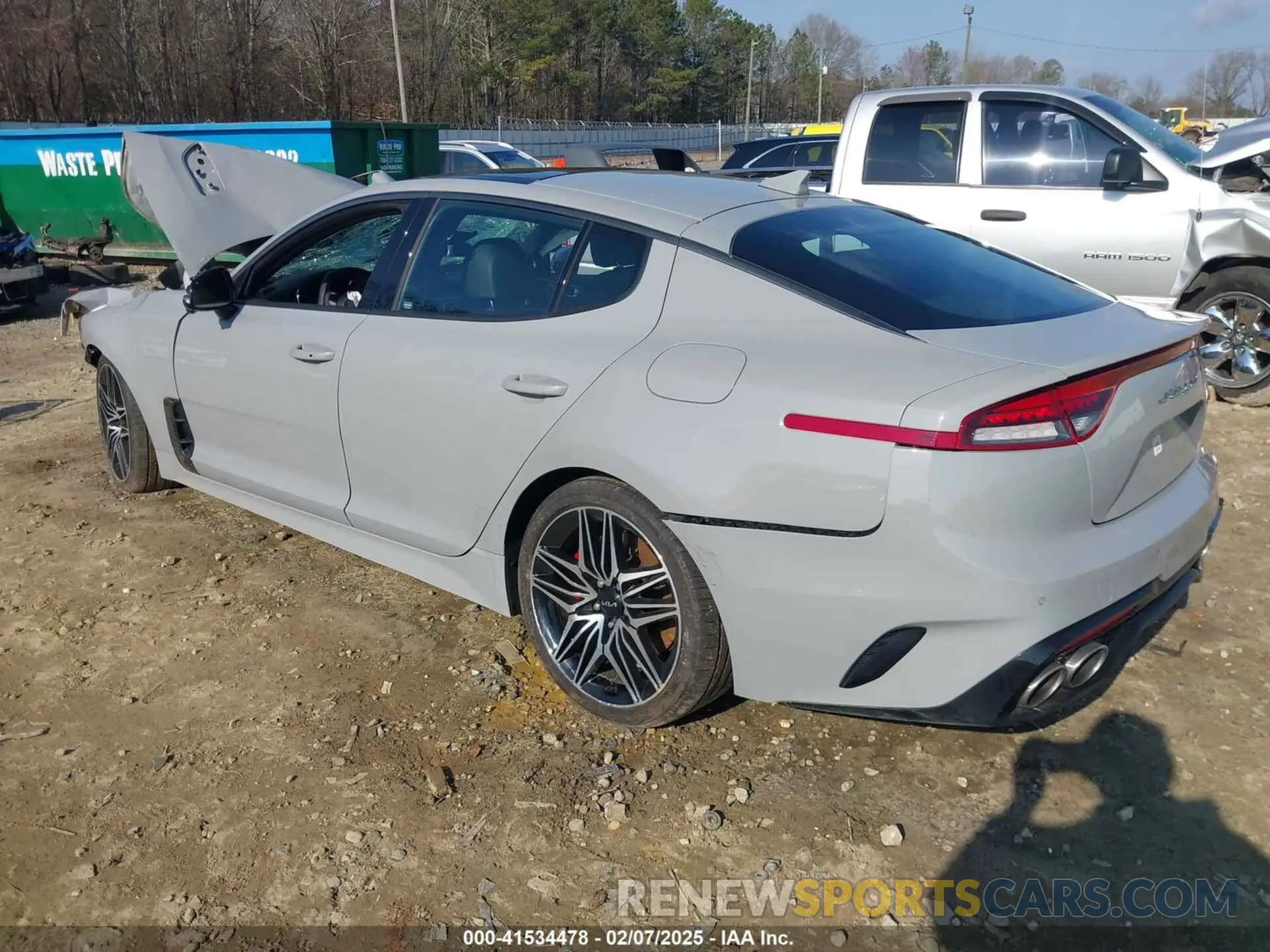 3 Photograph of a damaged car KNAE55LC8N6110483 KIA STINGER 2022