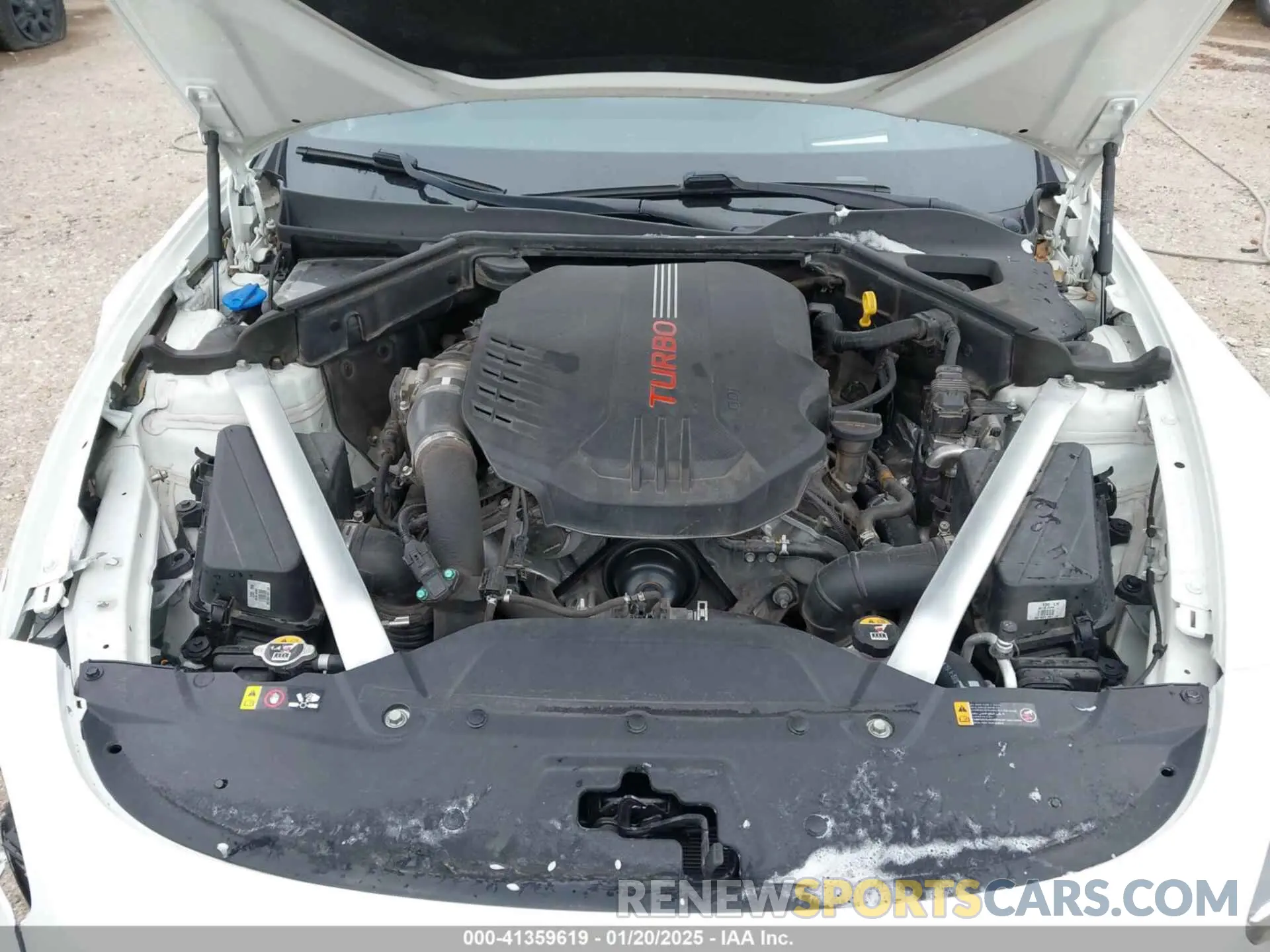 10 Photograph of a damaged car KNAE55LCXN6108962 KIA STINGER 2022