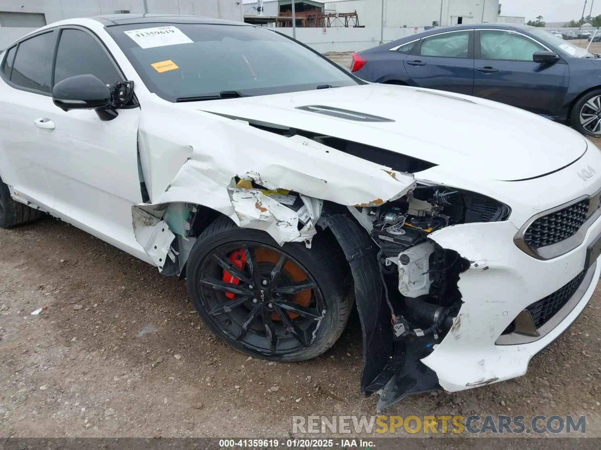 6 Photograph of a damaged car KNAE55LCXN6108962 KIA STINGER 2022