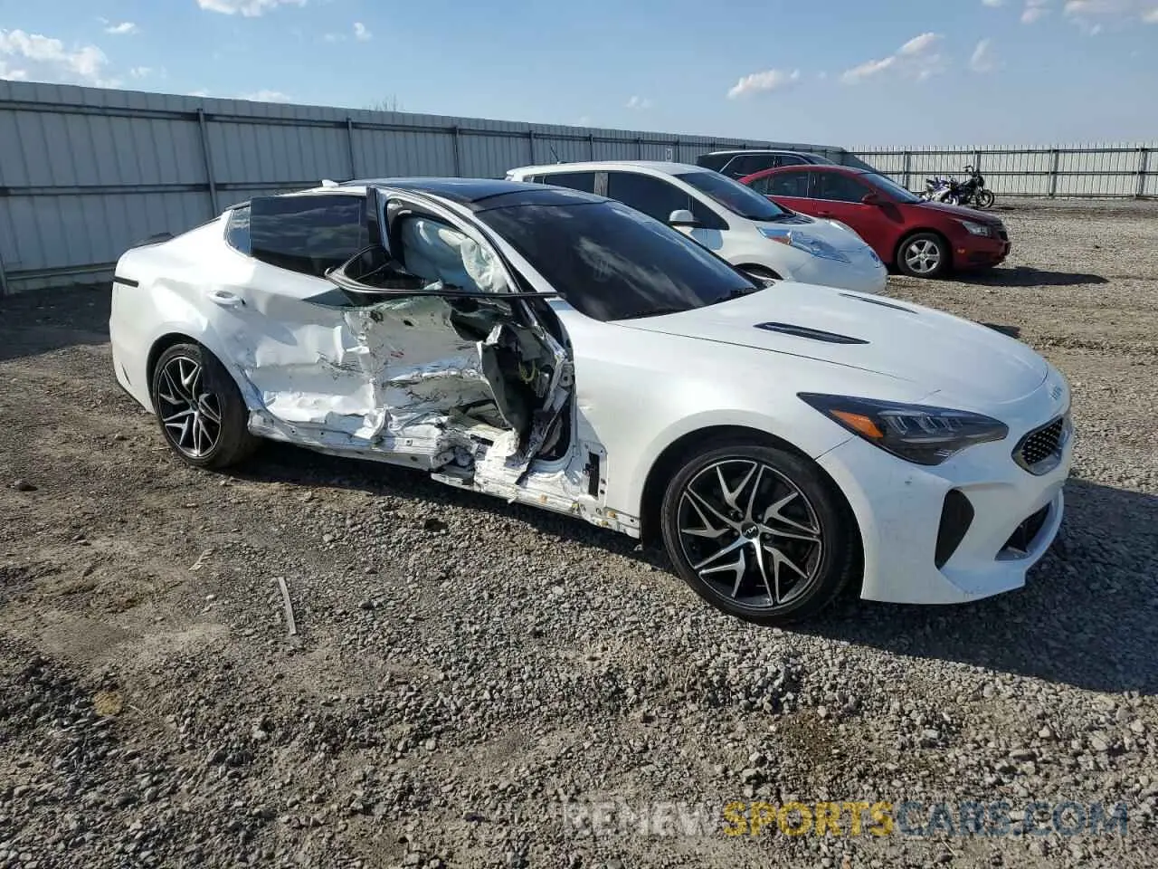 4 Photograph of a damaged car KNAE35LD0P6131135 KIA STINGER 2023