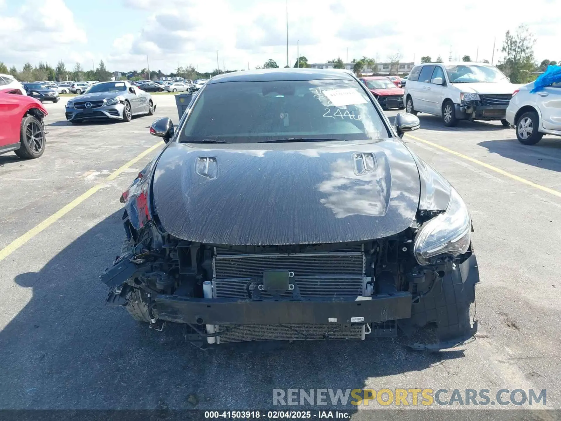13 Photograph of a damaged car KNAE35LD0P6132446 KIA STINGER 2023