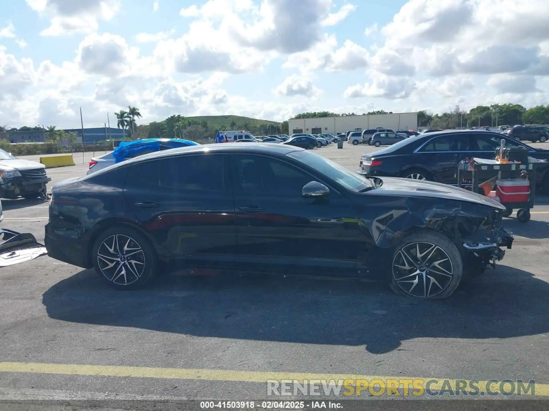 14 Photograph of a damaged car KNAE35LD0P6132446 KIA STINGER 2023