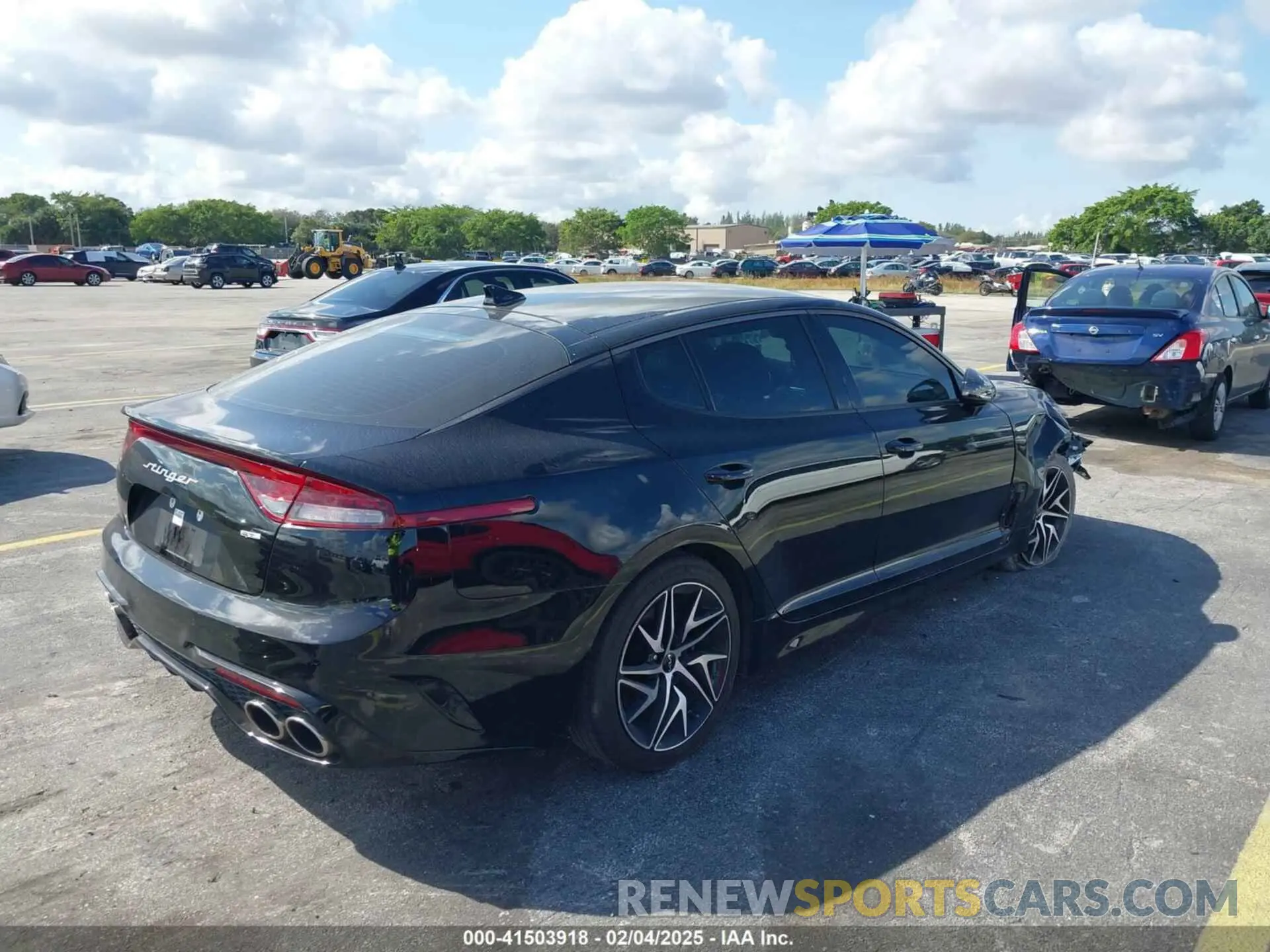 4 Photograph of a damaged car KNAE35LD0P6132446 KIA STINGER 2023