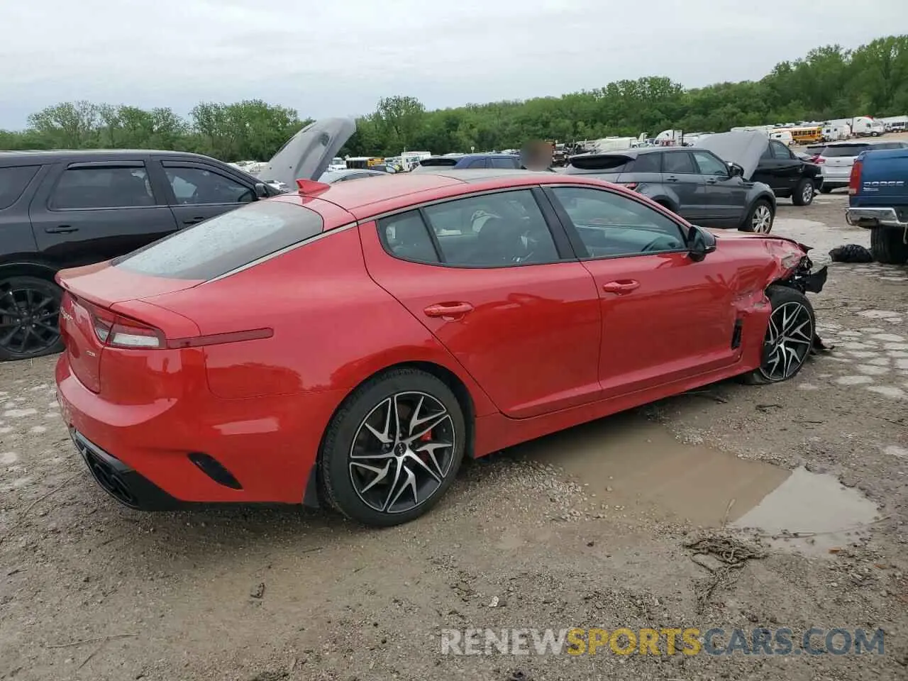 3 Photograph of a damaged car KNAE35LD1P6131189 KIA STINGER 2023