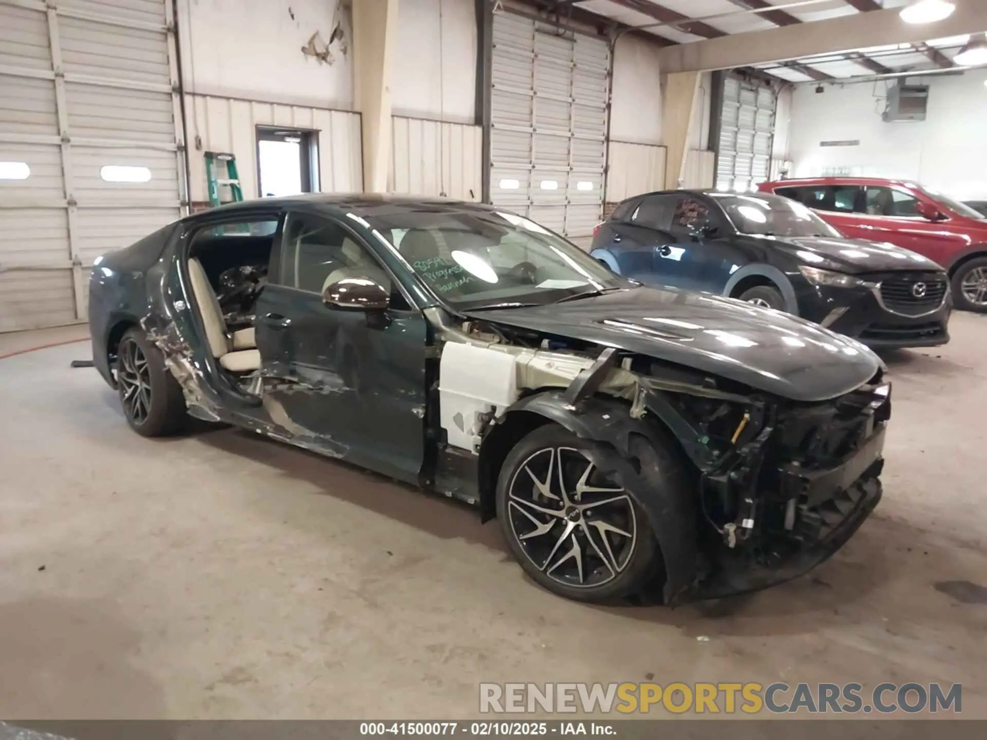 1 Photograph of a damaged car KNAE35LD2P6130200 KIA STINGER 2023