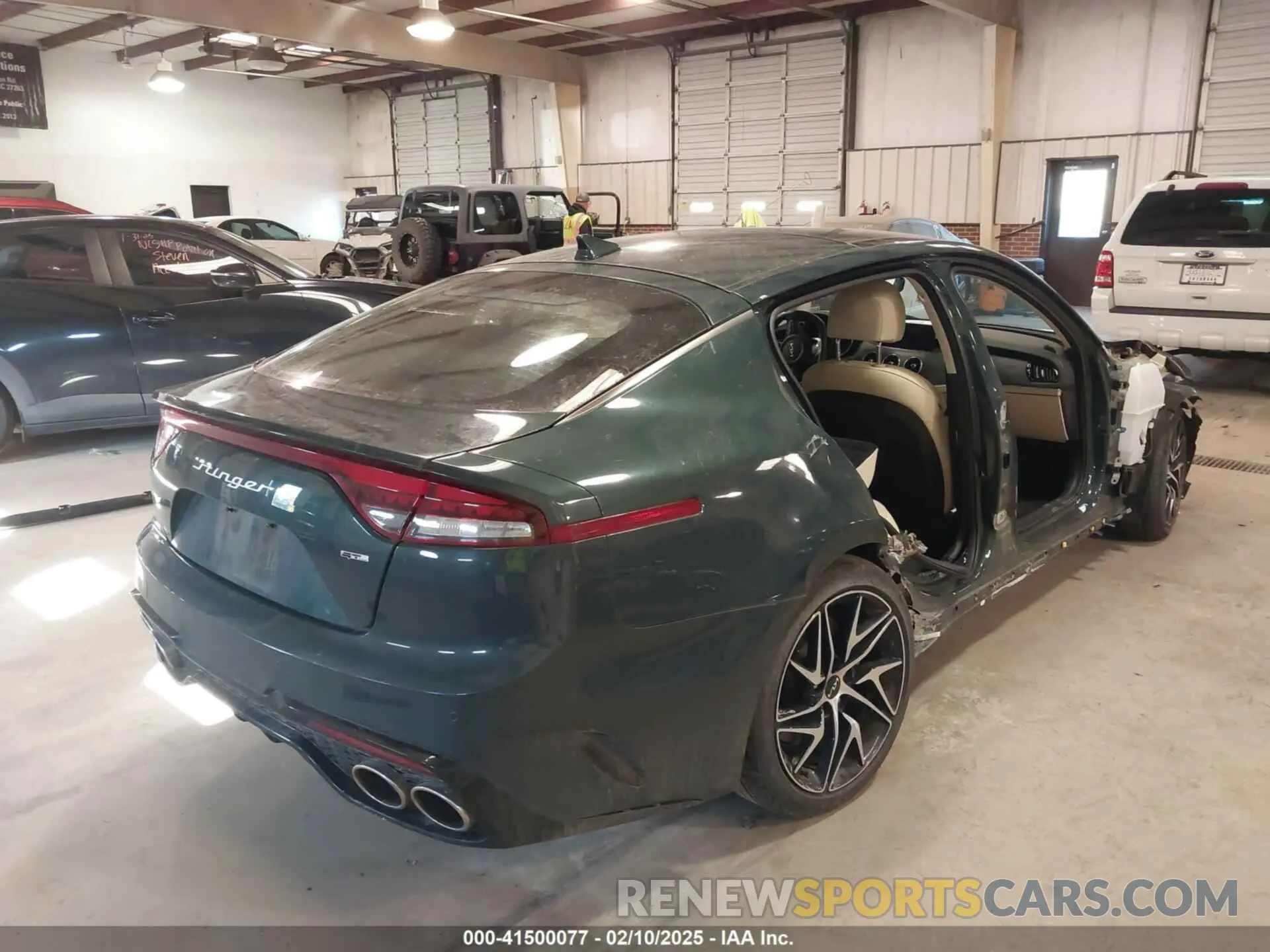 4 Photograph of a damaged car KNAE35LD2P6130200 KIA STINGER 2023
