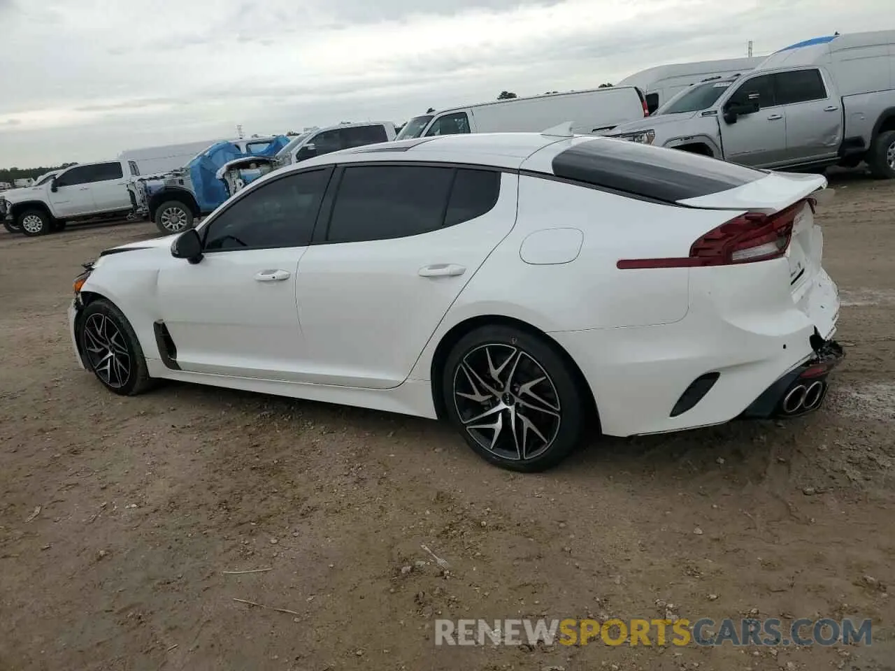 2 Photograph of a damaged car KNAE35LD3P6135616 KIA STINGER 2023