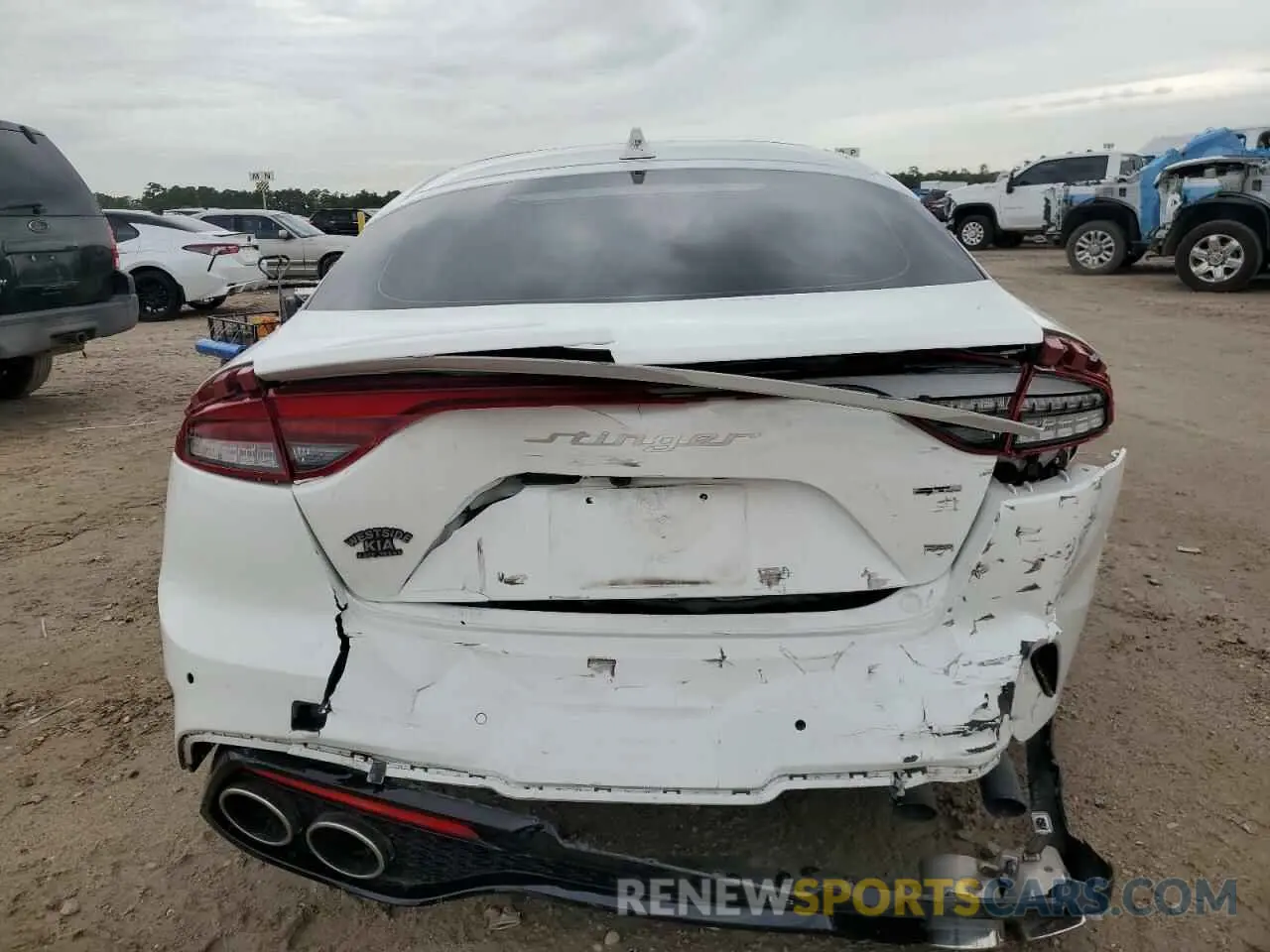 6 Photograph of a damaged car KNAE35LD3P6135616 KIA STINGER 2023