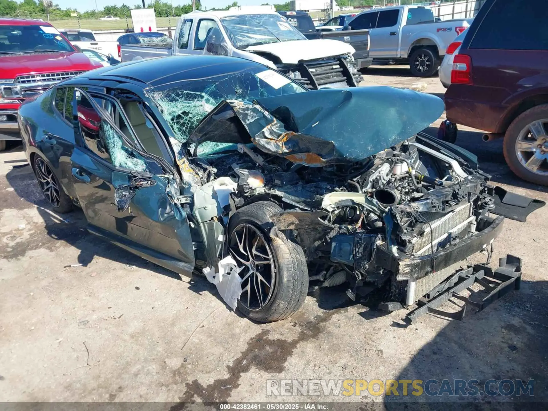 1 Photograph of a damaged car KNAE35LD4P6135270 KIA STINGER 2023