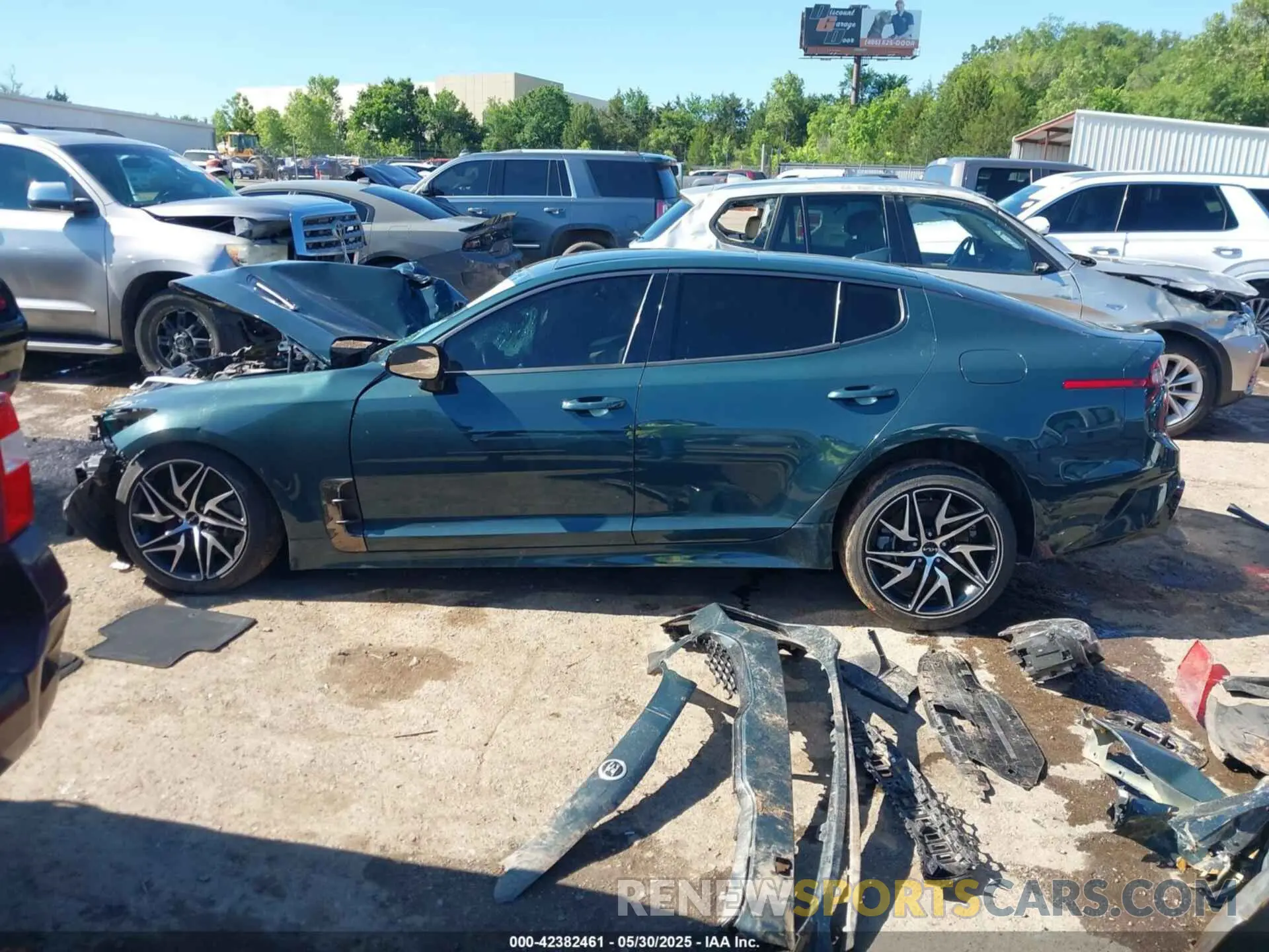 14 Photograph of a damaged car KNAE35LD4P6135270 KIA STINGER 2023