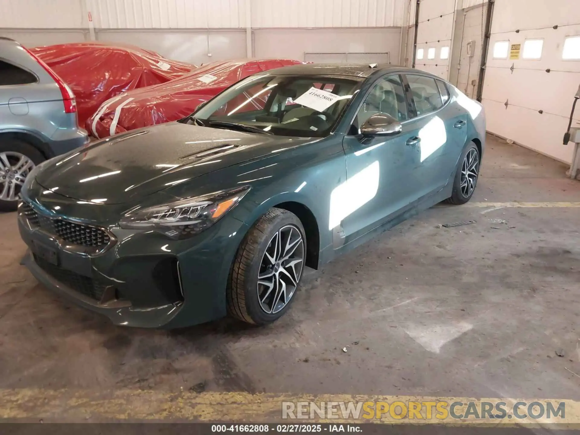 2 Photograph of a damaged car KNAE35LD7P6130791 KIA STINGER 2023