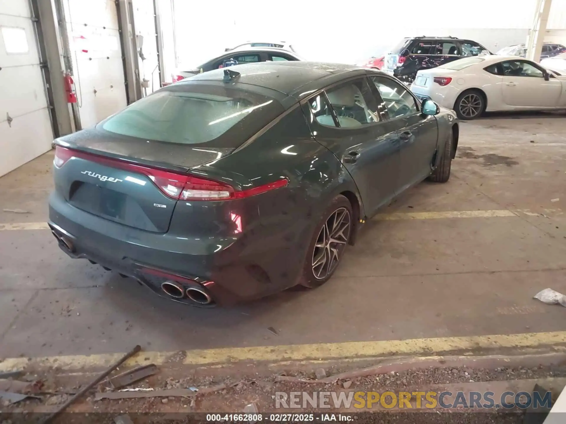 4 Photograph of a damaged car KNAE35LD7P6130791 KIA STINGER 2023