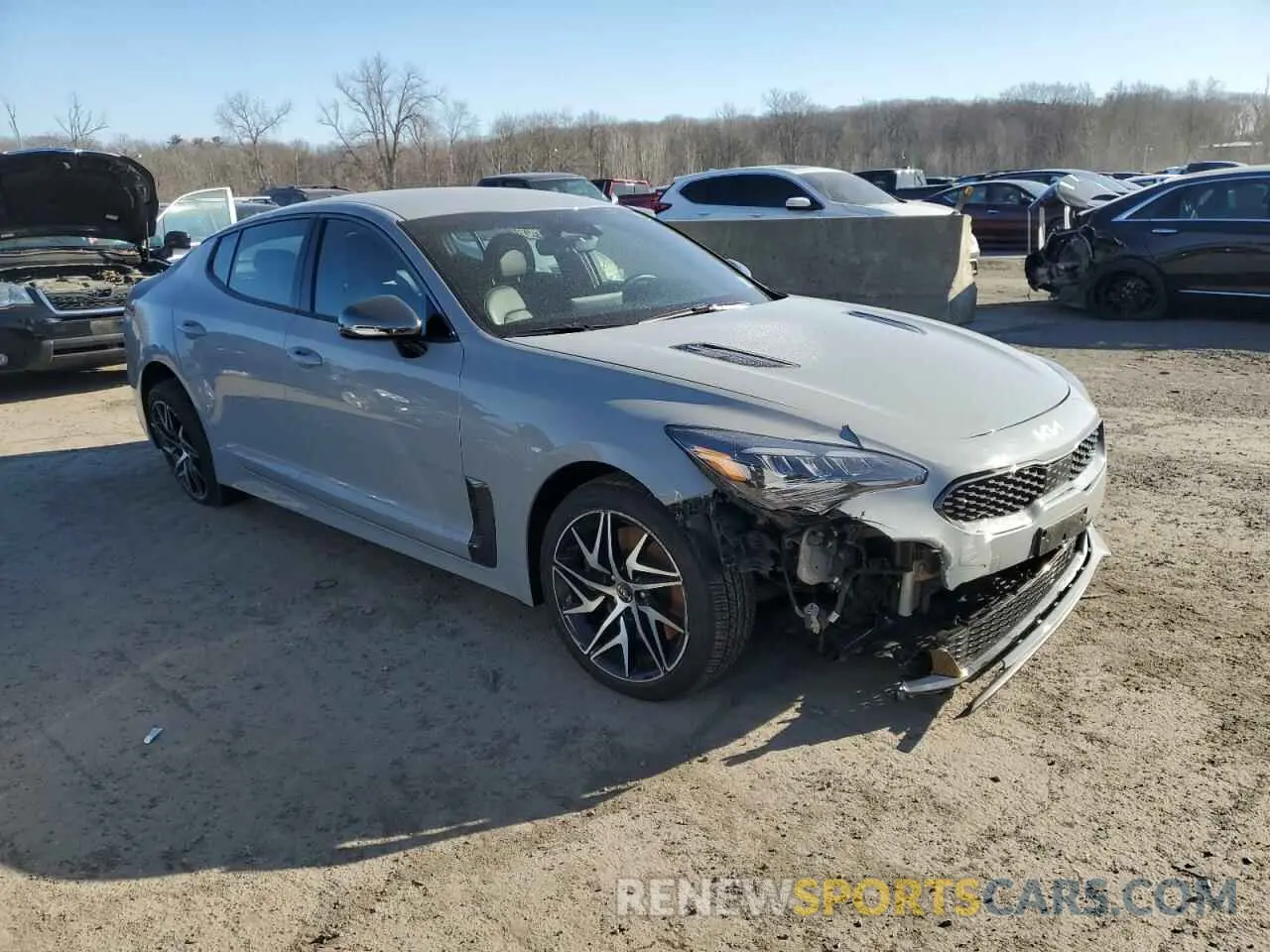 4 Photograph of a damaged car KNAE35LD7P6134274 KIA STINGER 2023