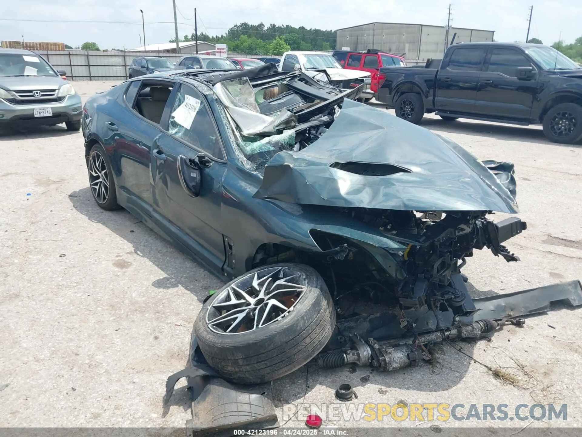 1 Photograph of a damaged car KNAE35LD7P6134887 KIA STINGER 2023