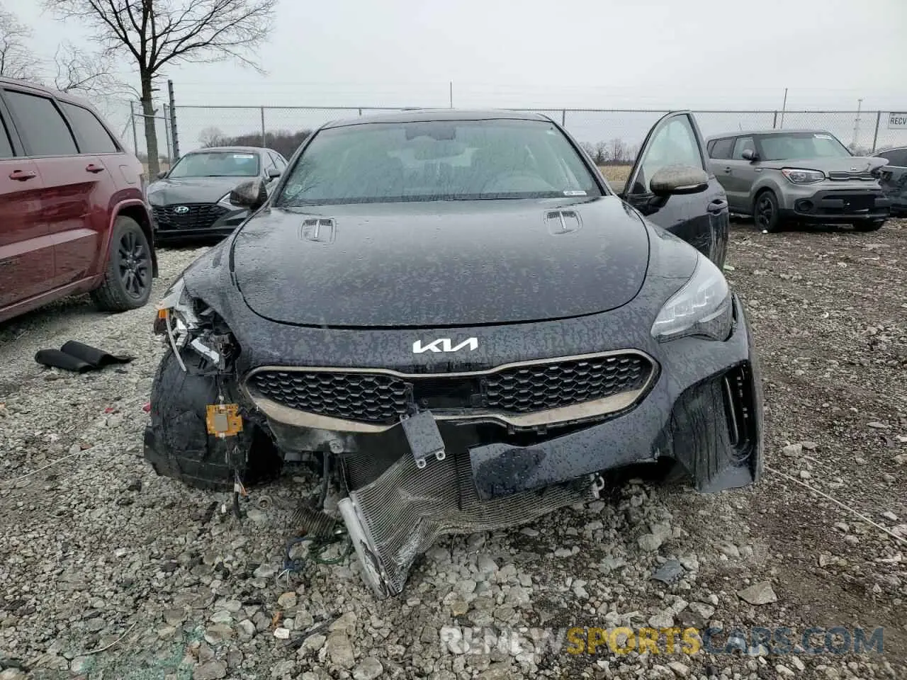 5 Photograph of a damaged car KNAE35LD9P6125169 KIA STINGER 2023