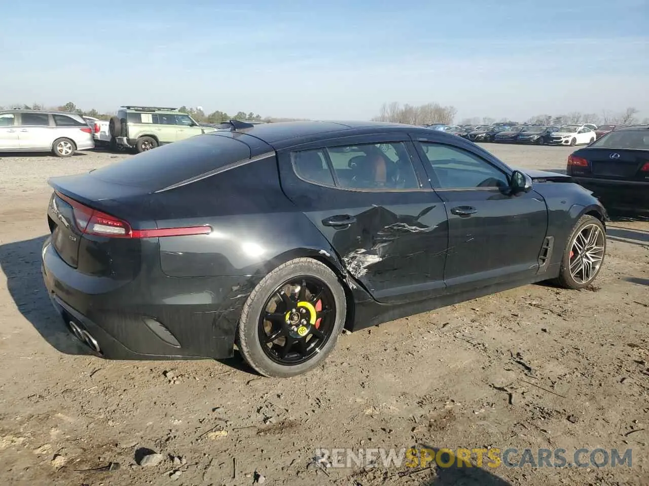 3 Photograph of a damaged car KNAE55LC0P6128284 KIA STINGER 2023