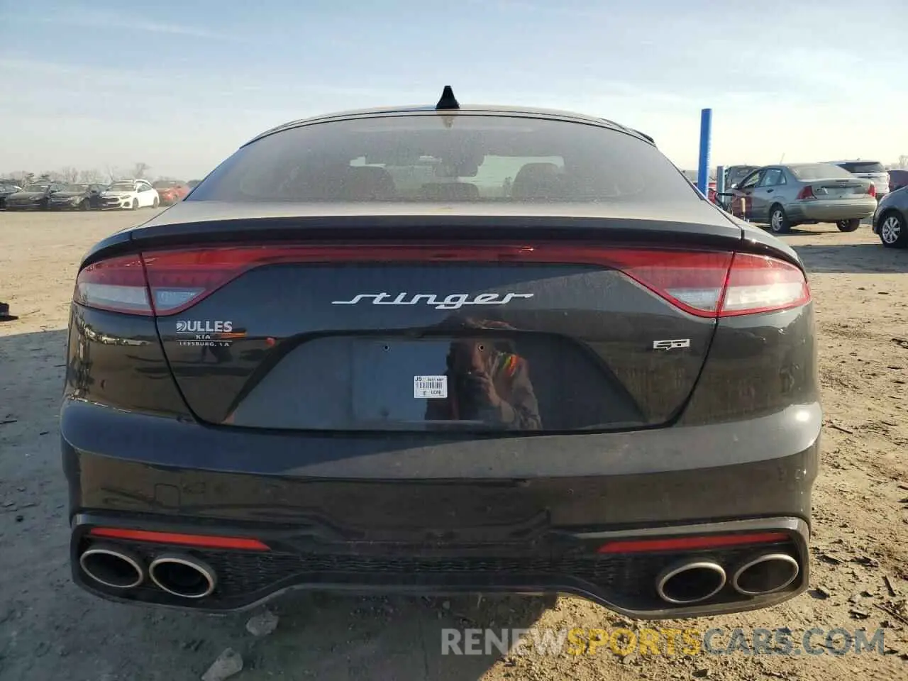 6 Photograph of a damaged car KNAE55LC0P6128284 KIA STINGER 2023
