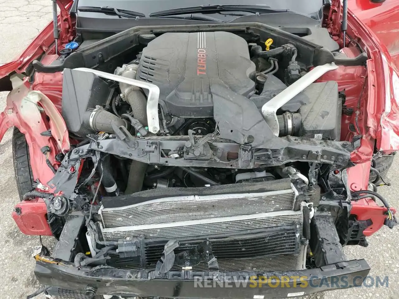 11 Photograph of a damaged car KNAE55LC0P6135963 KIA STINGER 2023