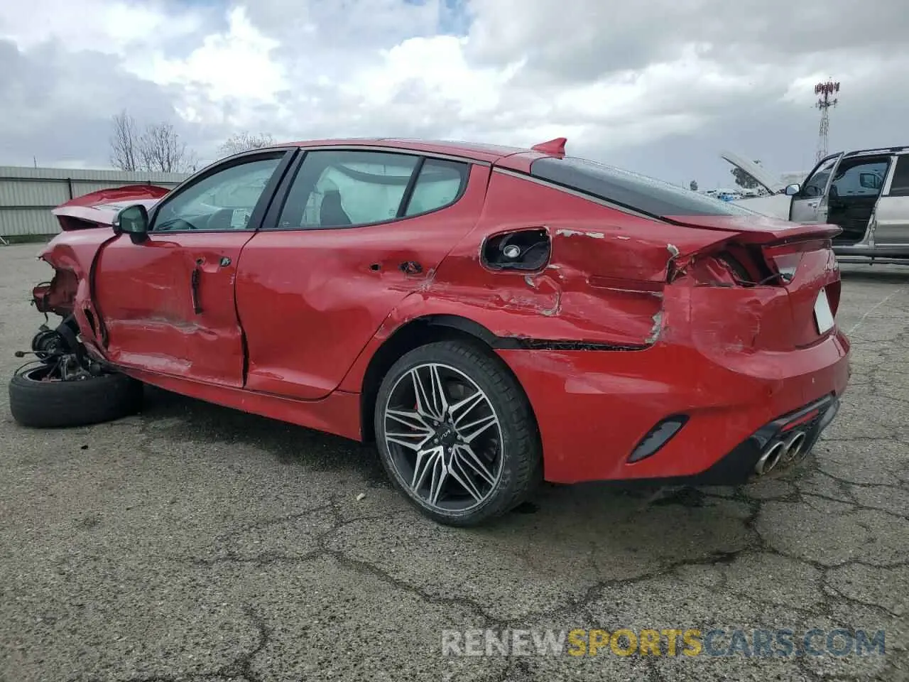 2 Photograph of a damaged car KNAE55LC0P6135963 KIA STINGER 2023