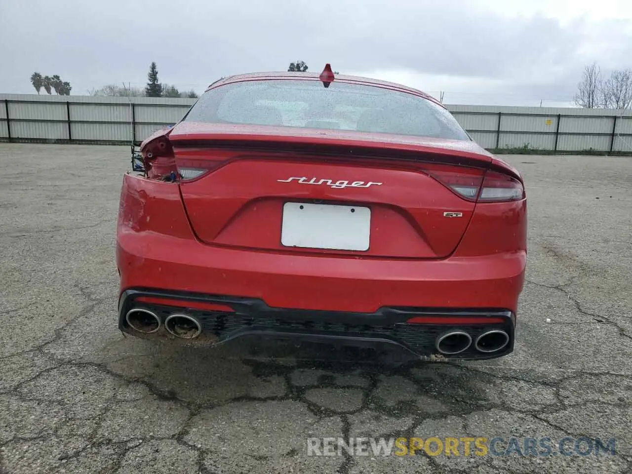 6 Photograph of a damaged car KNAE55LC0P6135963 KIA STINGER 2023