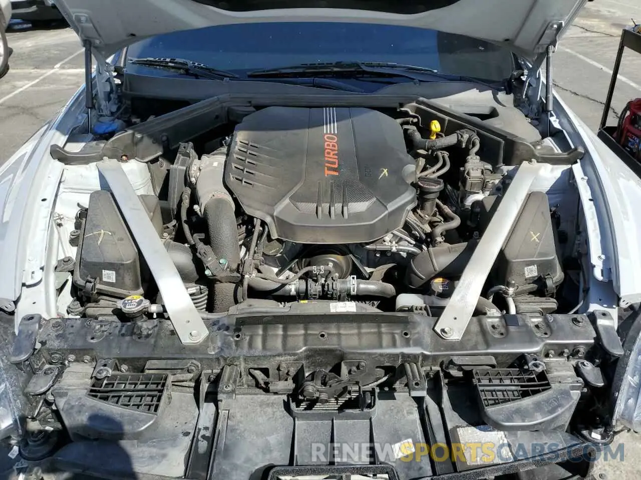 11 Photograph of a damaged car KNAE55LC1P6135390 KIA STINGER 2023