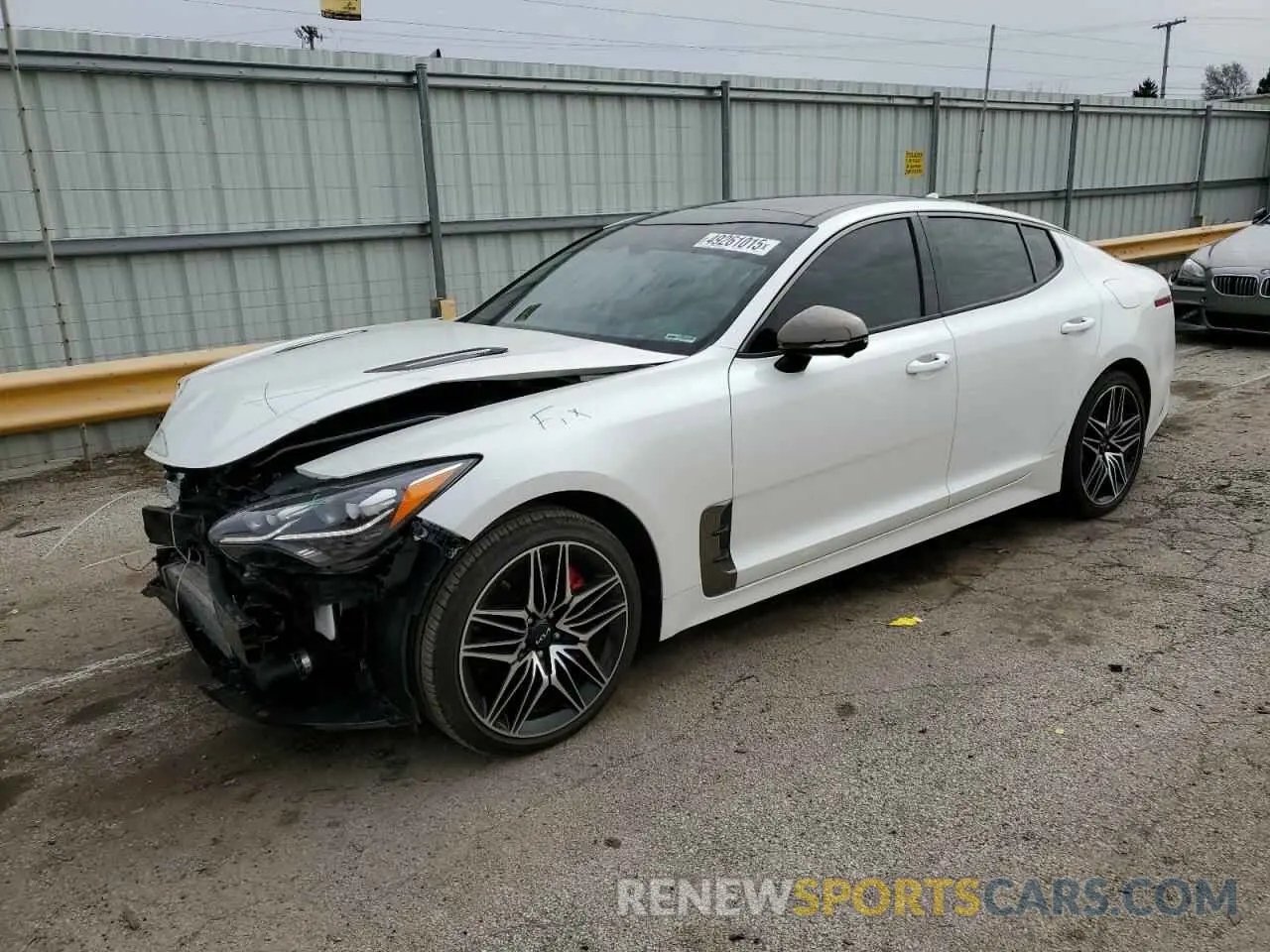 1 Photograph of a damaged car KNAE55LC2P6134068 KIA STINGER 2023