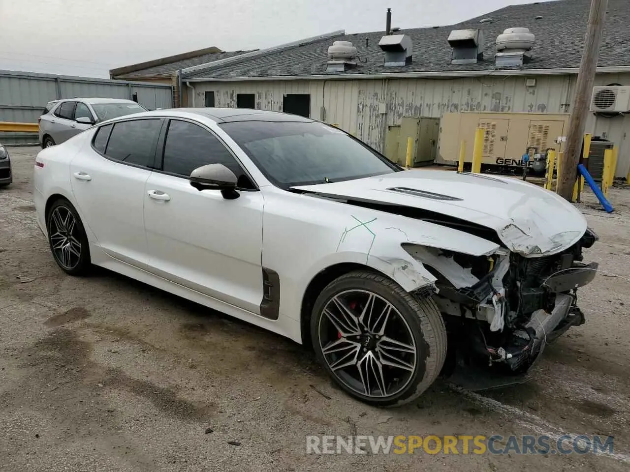 4 Photograph of a damaged car KNAE55LC2P6134068 KIA STINGER 2023