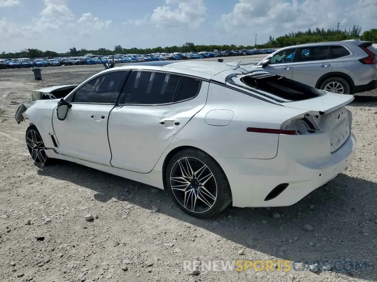 2 Photograph of a damaged car KNAE55LC2P6134667 KIA STINGER 2023