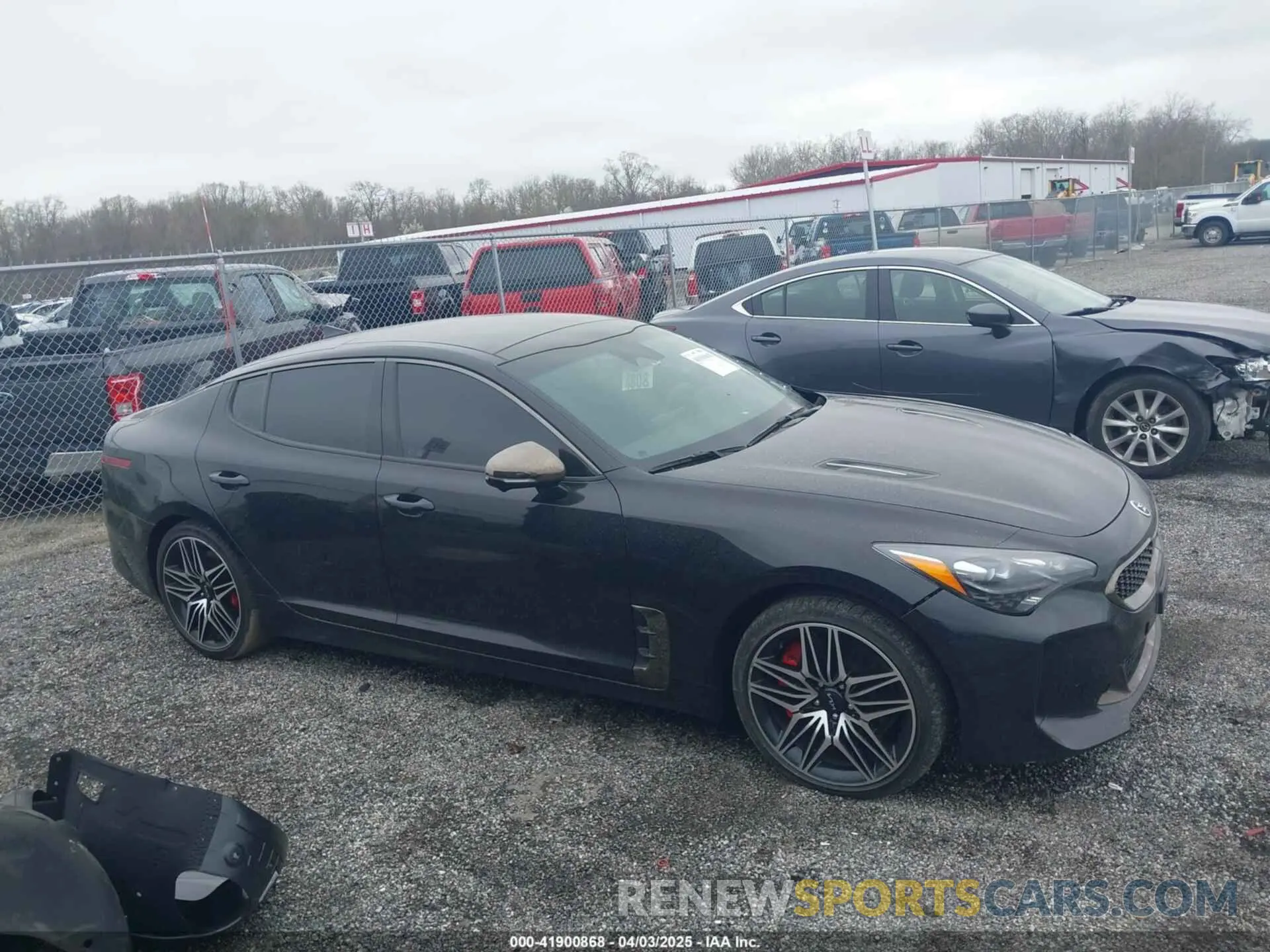 14 Photograph of a damaged car KNAE55LC2P6135737 KIA STINGER 2023