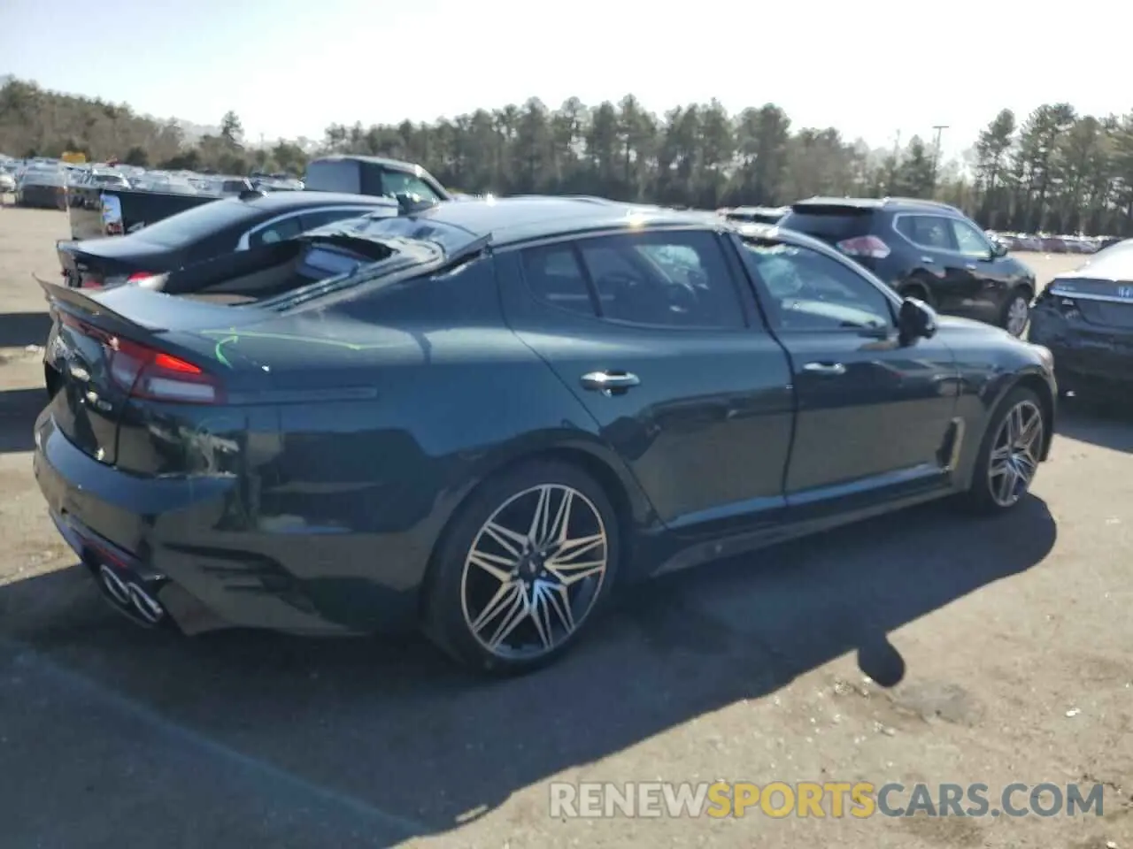 3 Photograph of a damaged car KNAE55LC3P6122804 KIA STINGER 2023