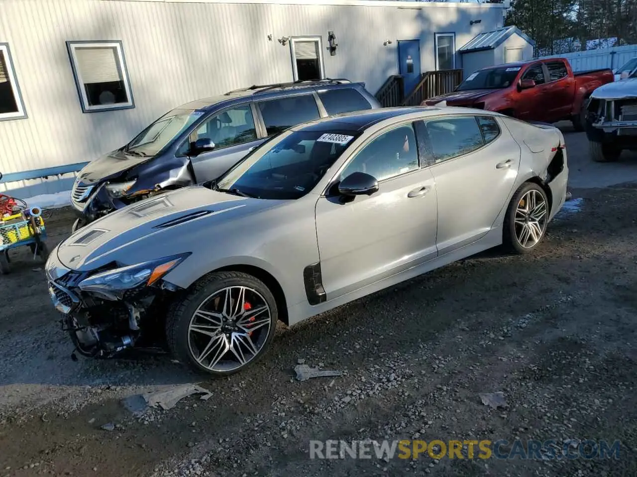 1 Photograph of a damaged car KNAE55LC5P6135750 KIA STINGER 2023