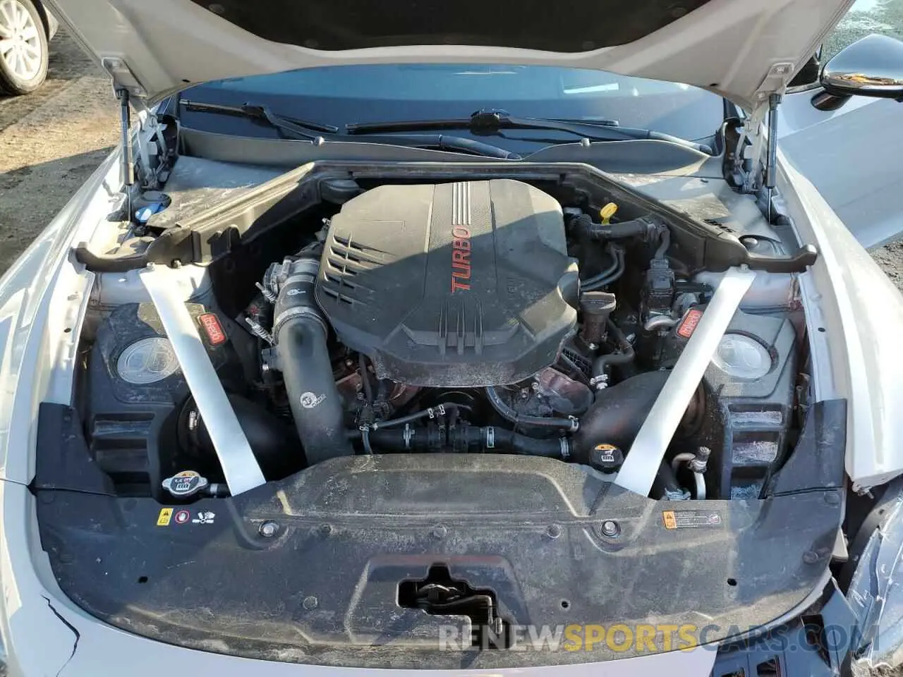11 Photograph of a damaged car KNAE55LC5P6135750 KIA STINGER 2023