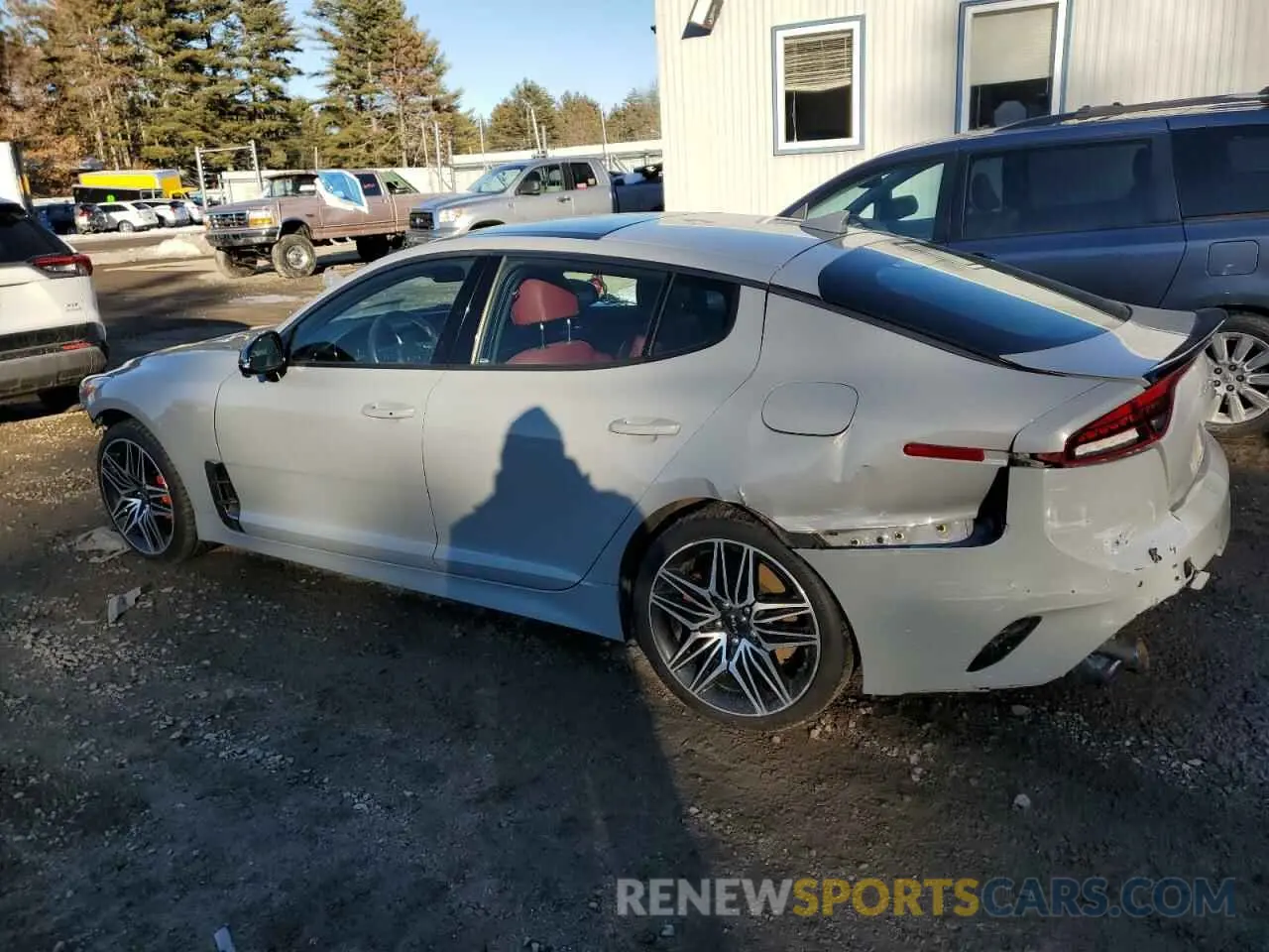 2 Photograph of a damaged car KNAE55LC5P6135750 KIA STINGER 2023