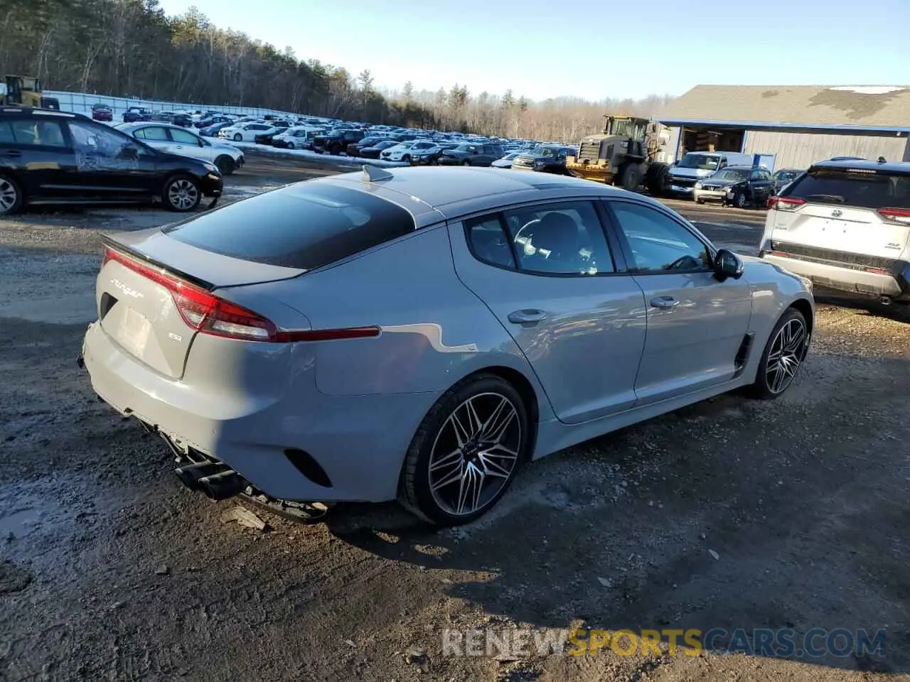 3 Photograph of a damaged car KNAE55LC5P6135750 KIA STINGER 2023