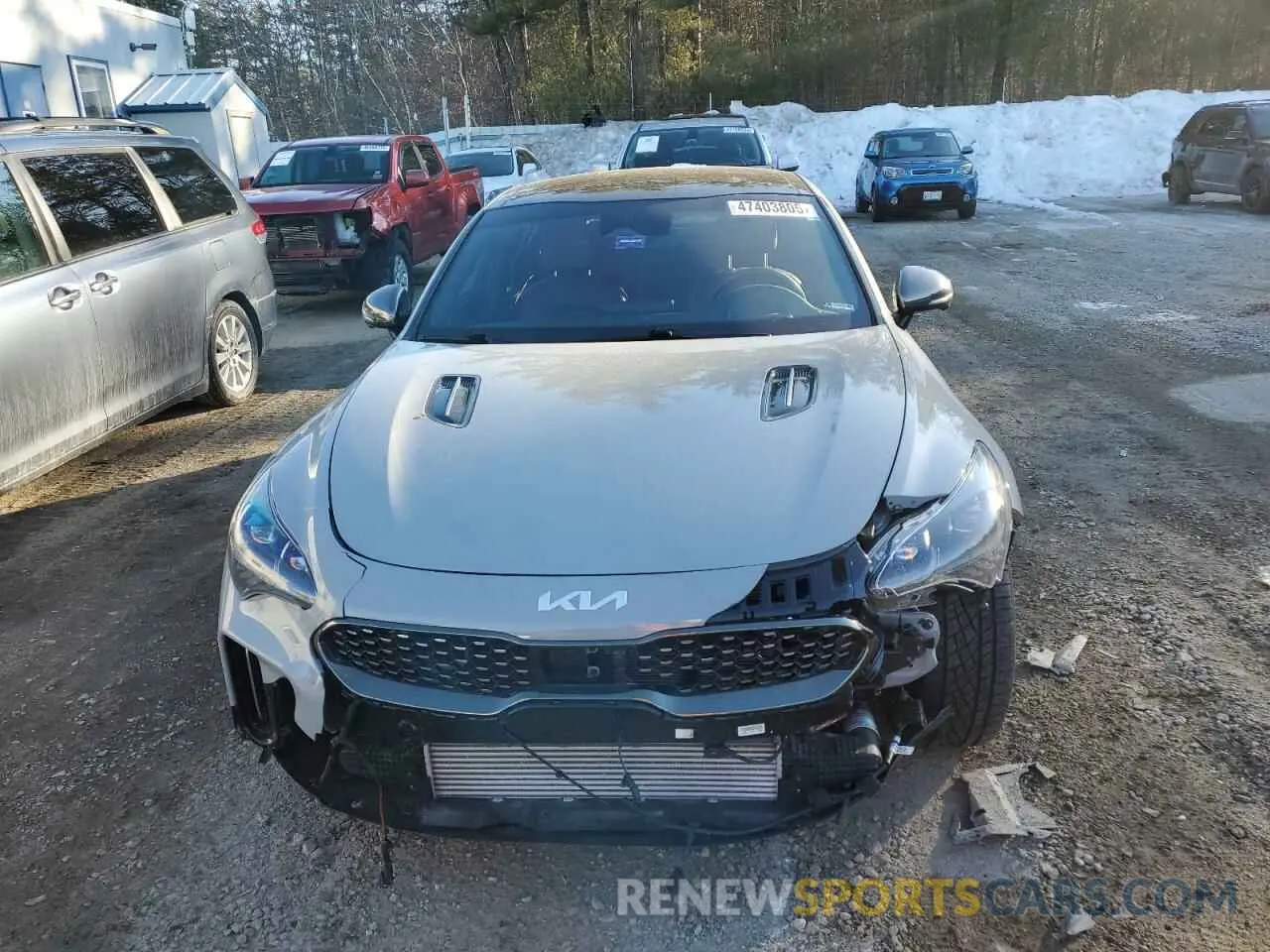 5 Photograph of a damaged car KNAE55LC5P6135750 KIA STINGER 2023