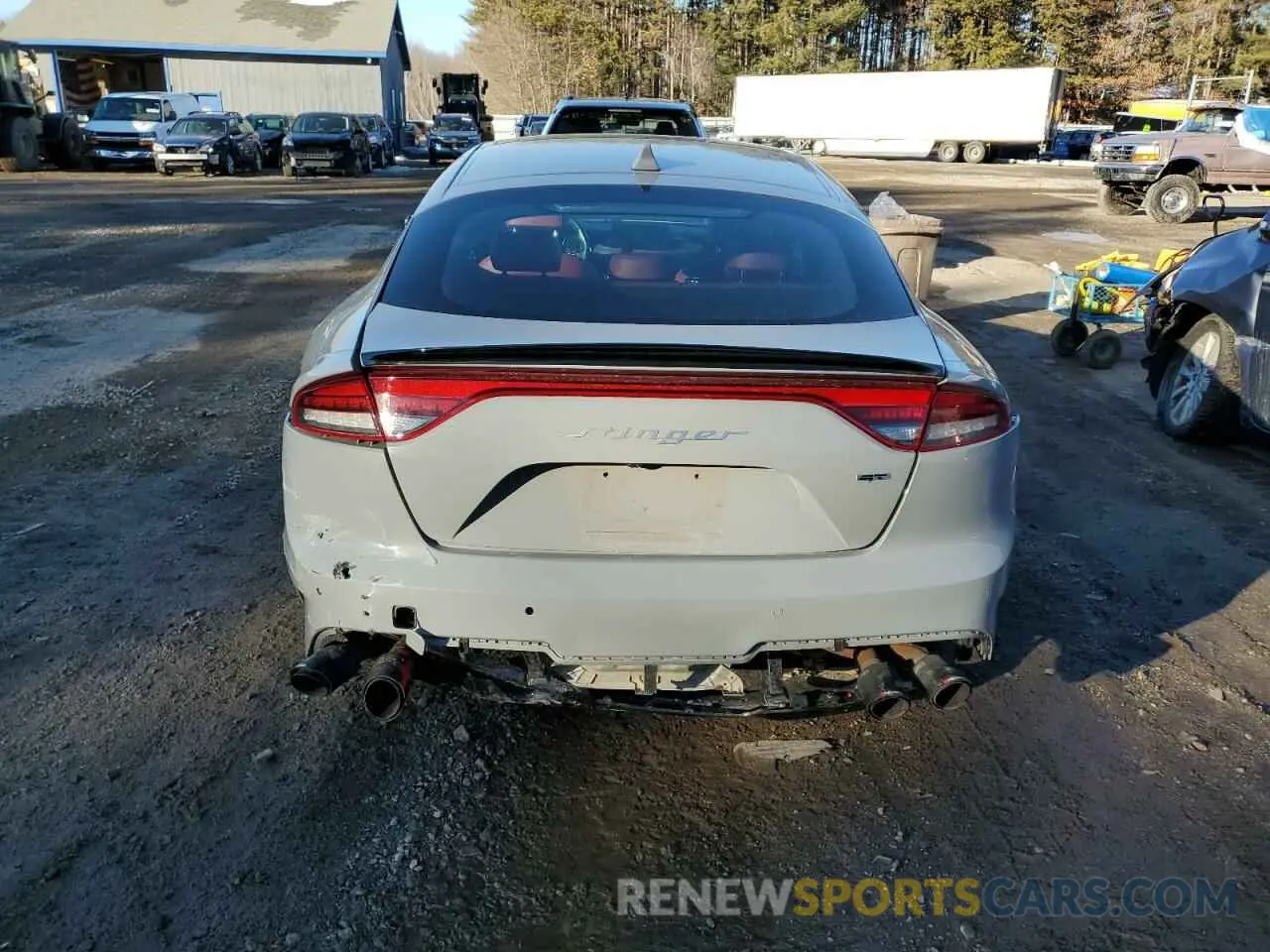 6 Photograph of a damaged car KNAE55LC5P6135750 KIA STINGER 2023