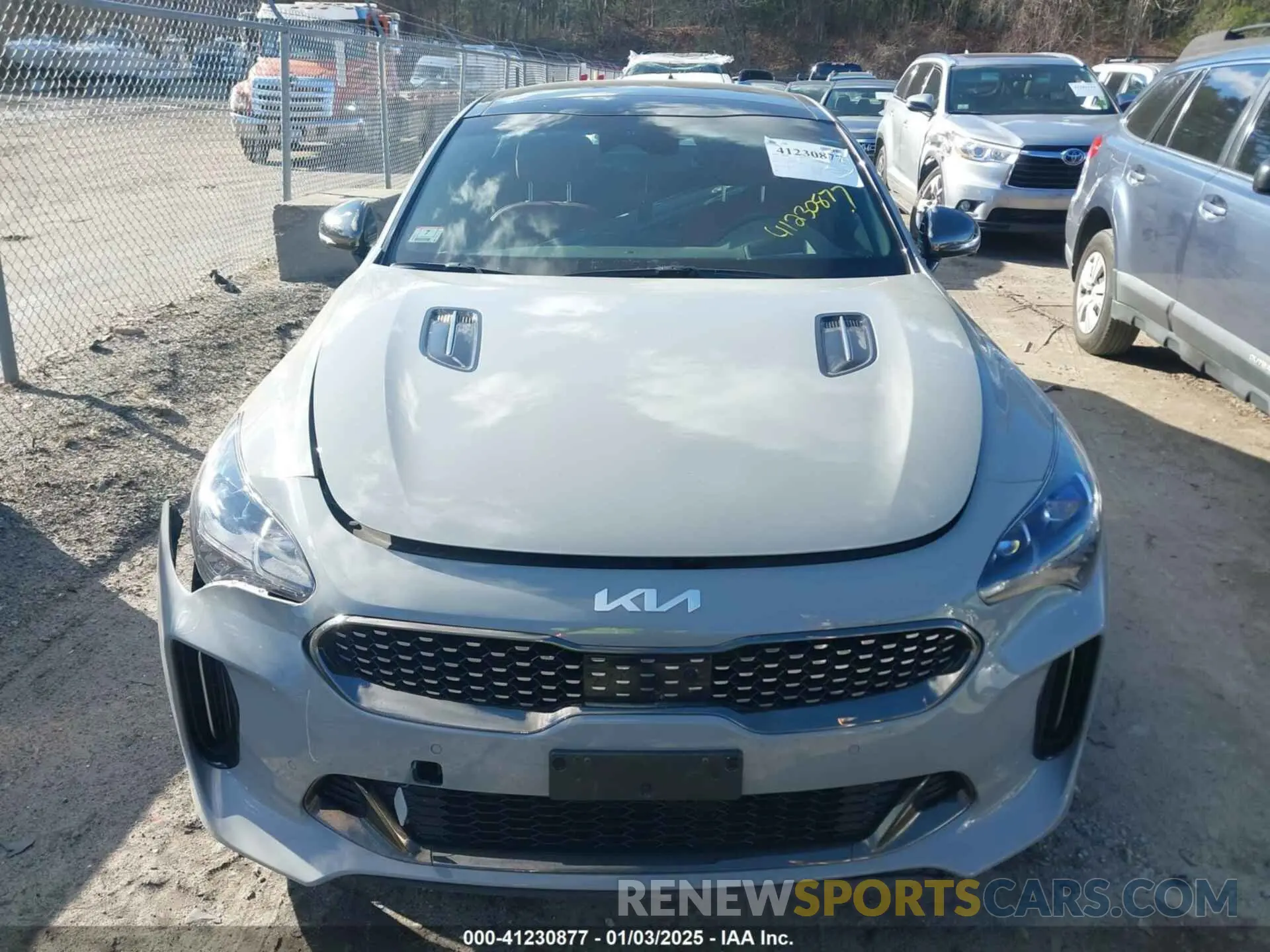 12 Photograph of a damaged car KNAE55LC6P6133652 KIA STINGER 2023