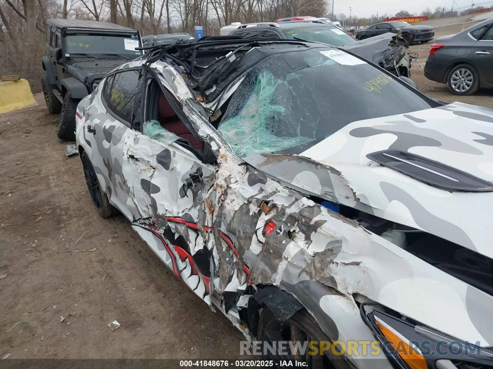 6 Photograph of a damaged car KNAE55LC7P6127908 KIA STINGER 2023