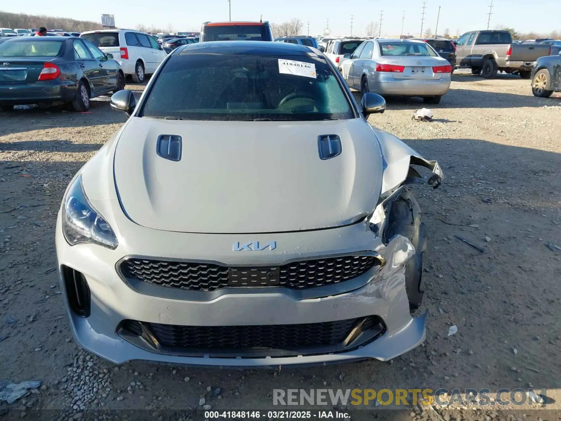 13 Photograph of a damaged car KNAE55LC8P6131689 KIA STINGER 2023