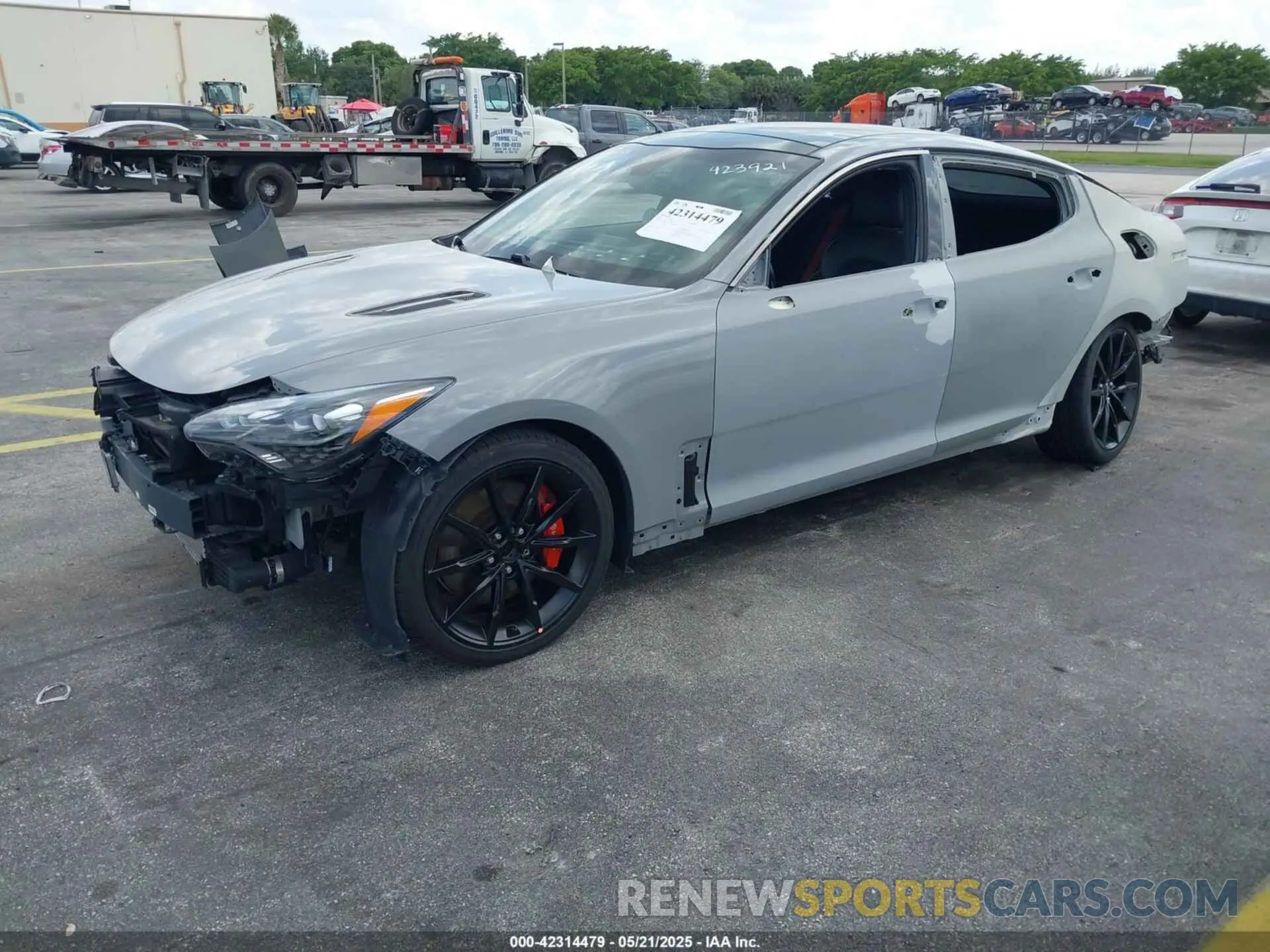 2 Photograph of a damaged car KNAE55LC9P6126081 KIA STINGER 2023