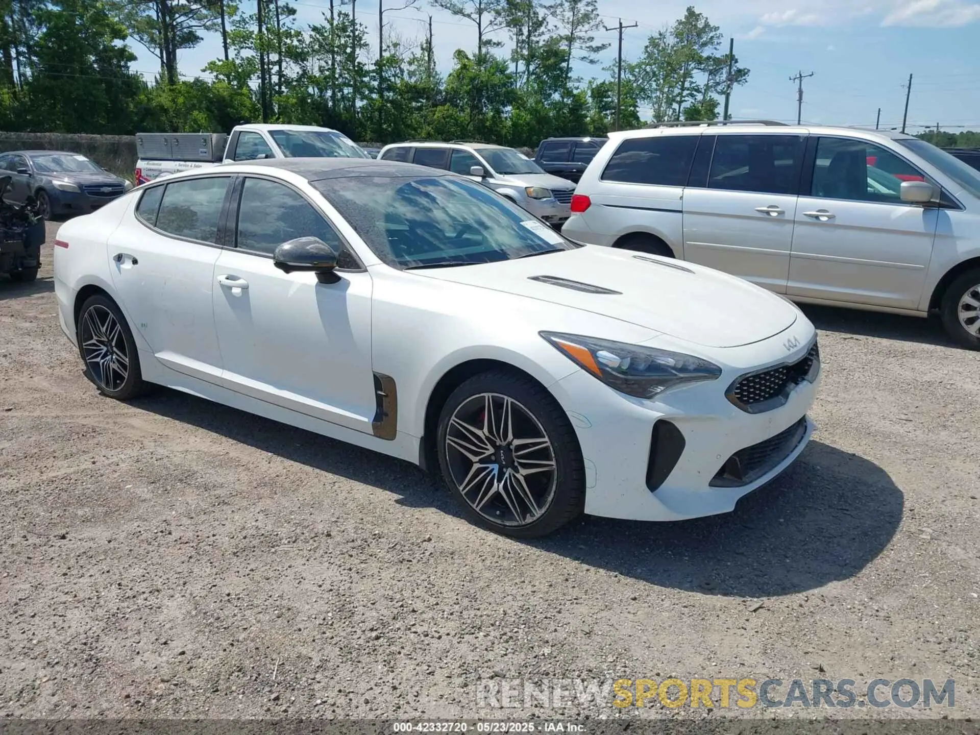 1 Photograph of a damaged car KNAE55LCXP6129216 KIA STINGER 2023