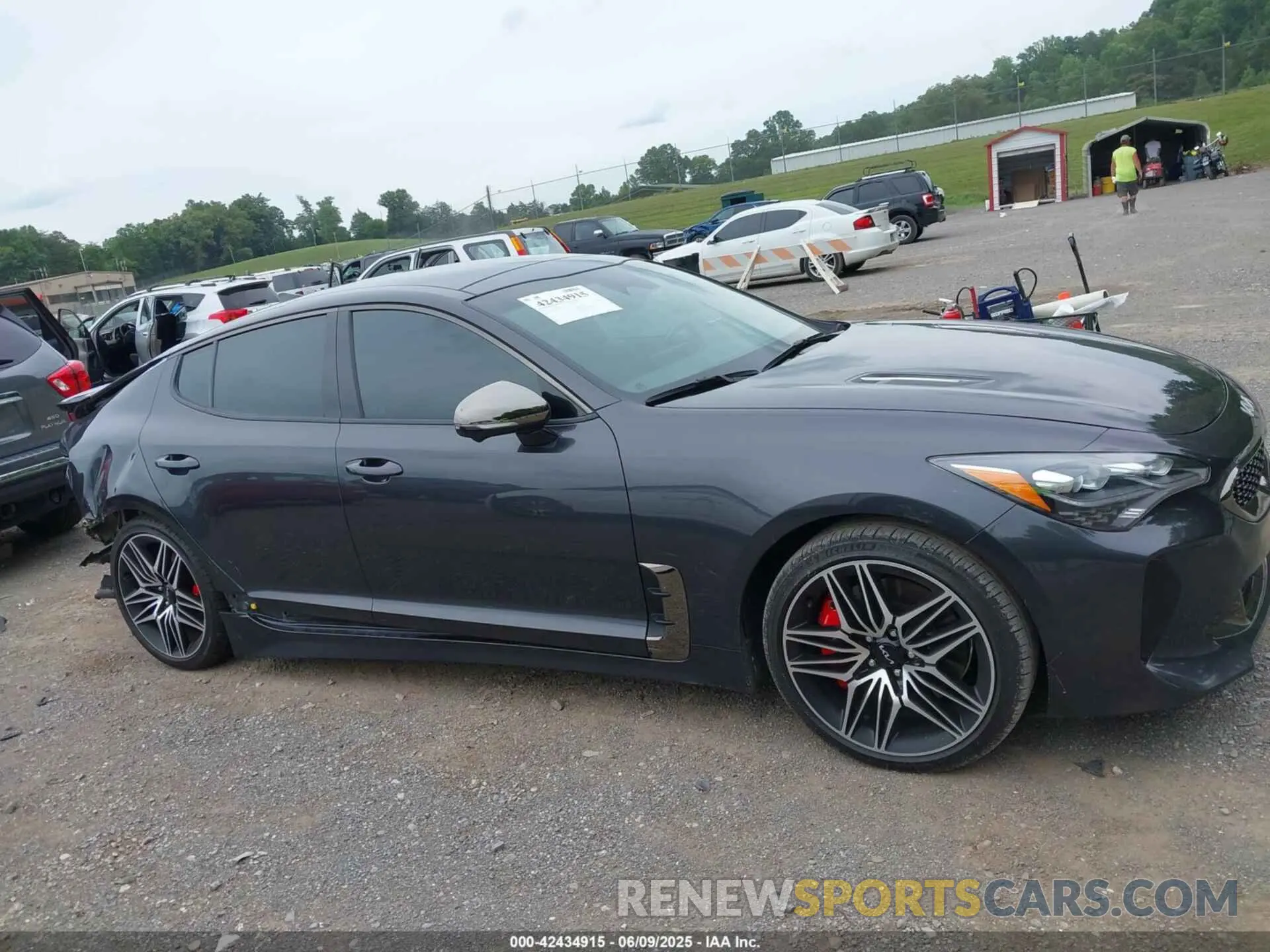 13 Photograph of a damaged car KNAE55LCXP6135209 KIA STINGER 2023