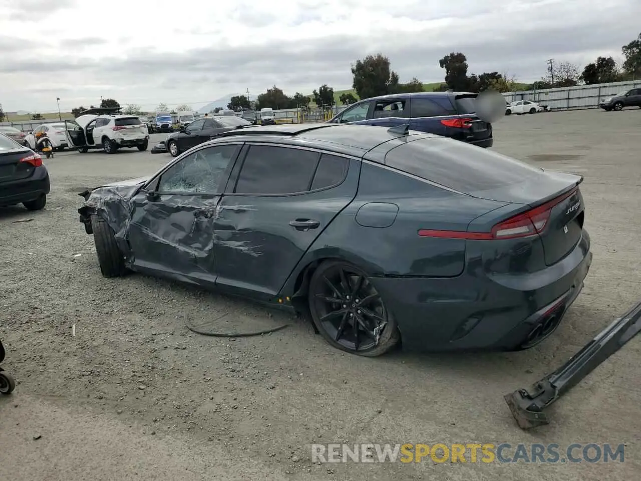 2 Photograph of a damaged car KNAE55LCXP6136344 KIA STINGER 2023