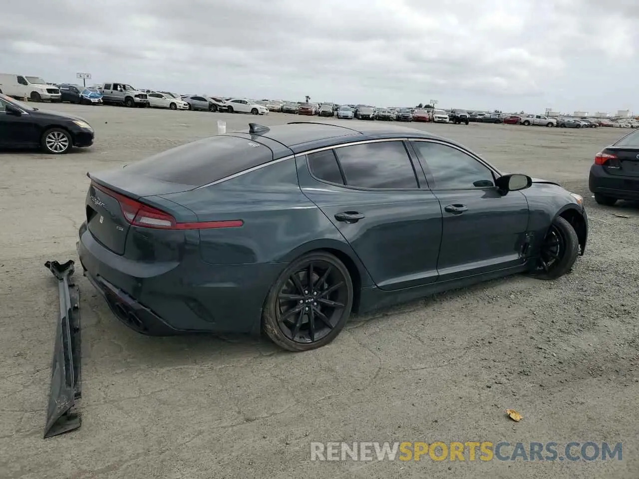 3 Photograph of a damaged car KNAE55LCXP6136344 KIA STINGER 2023