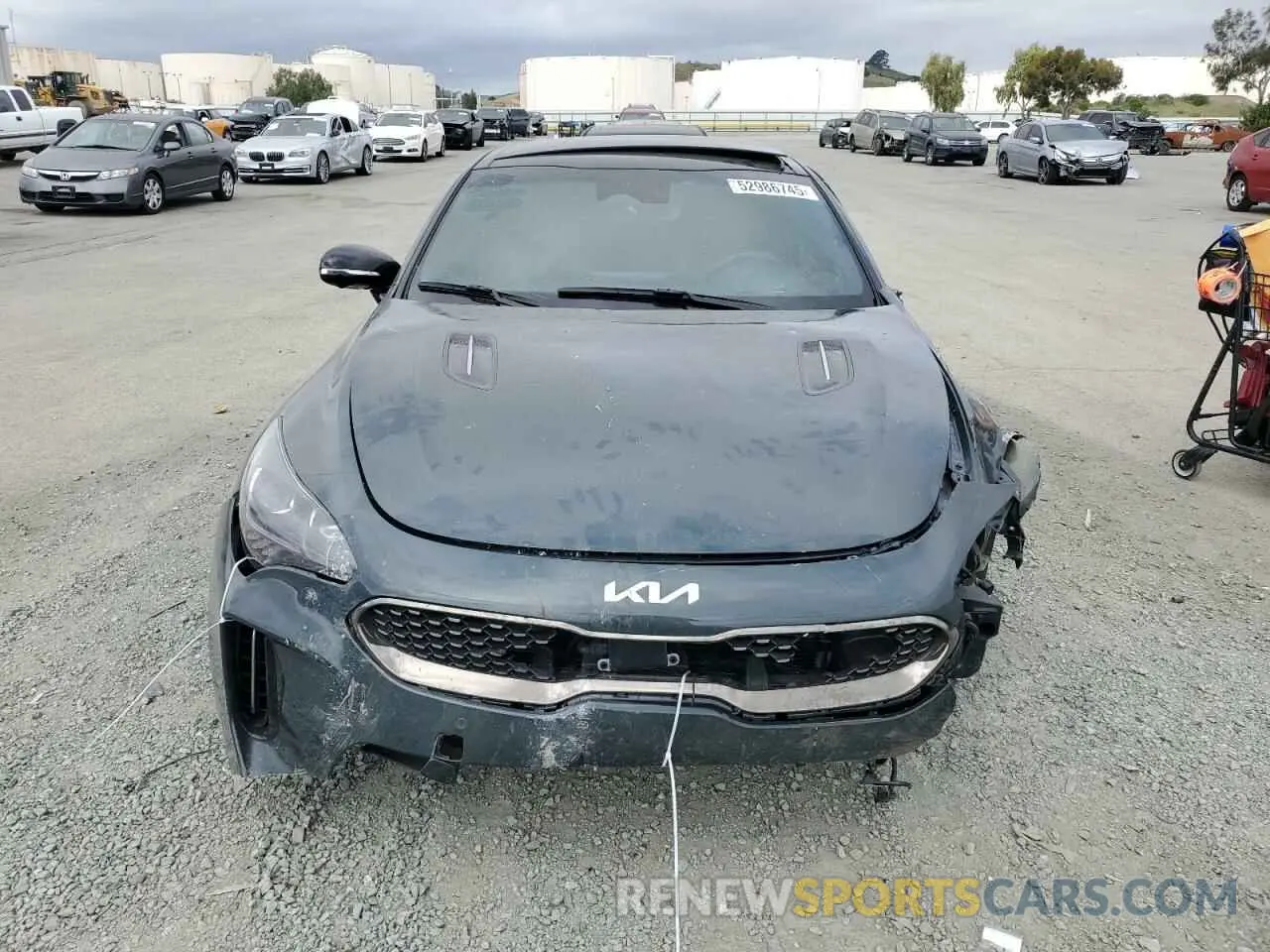5 Photograph of a damaged car KNAE55LCXP6136344 KIA STINGER 2023