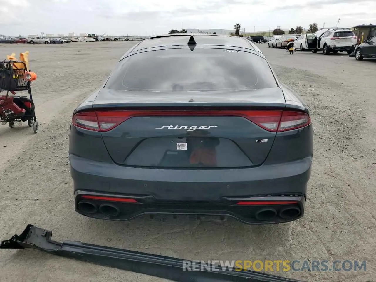 6 Photograph of a damaged car KNAE55LCXP6136344 KIA STINGER 2023
